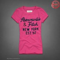 dames abercrombie fitch korte tees new york est 92 lichtrood Stijl Populaire k1w0y187